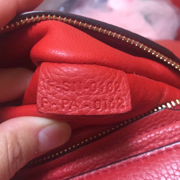 Celine Red Calfskin Suede Medium Trapeze - Picture 5 of 8